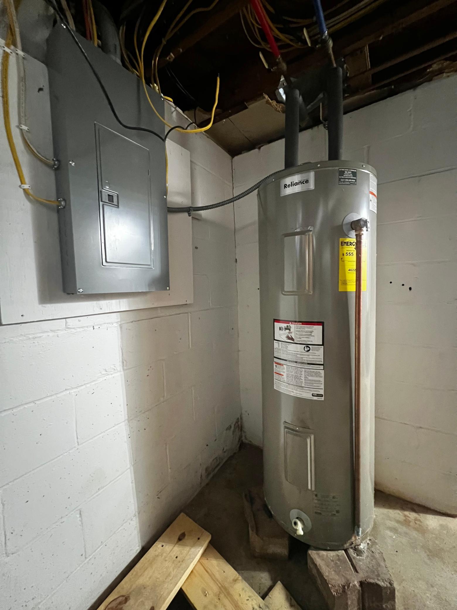 Electrical Box and Hot Water Heater