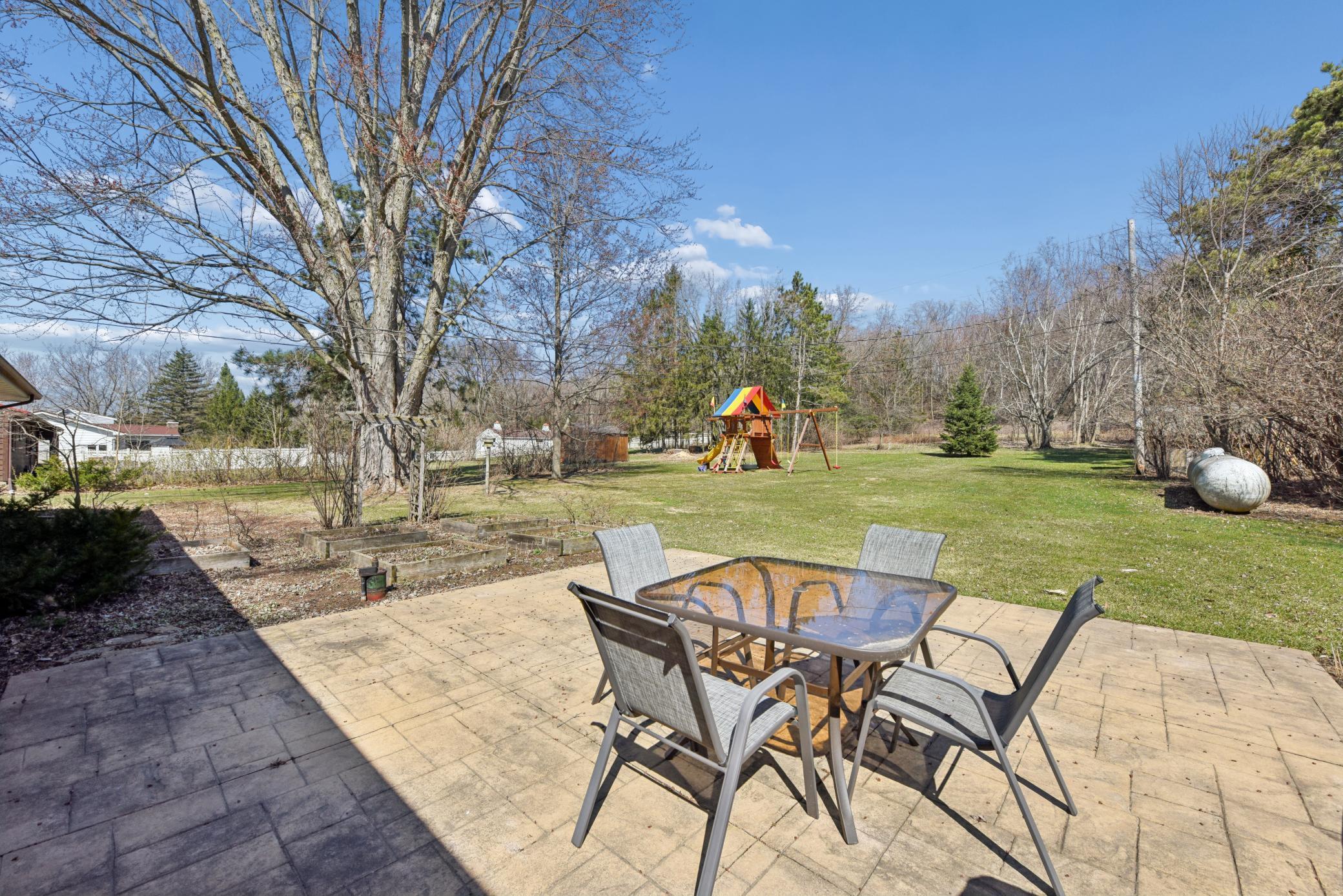 Relaxing private patio.