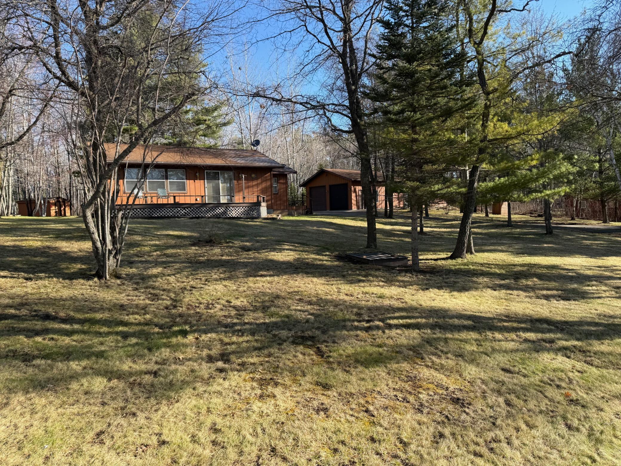 Expansive lot with room to roam.