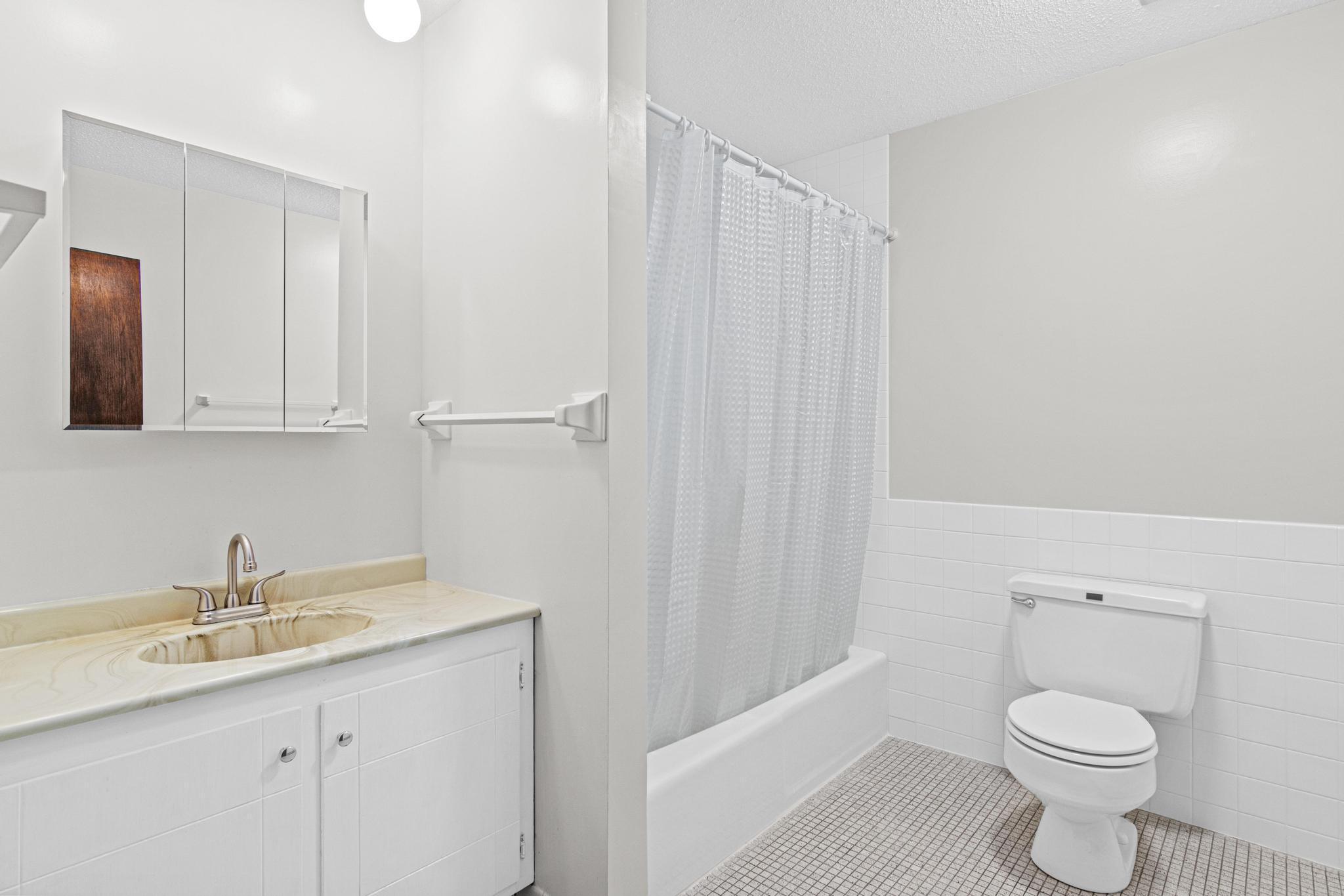 Bathroom is the size of a bedroom!