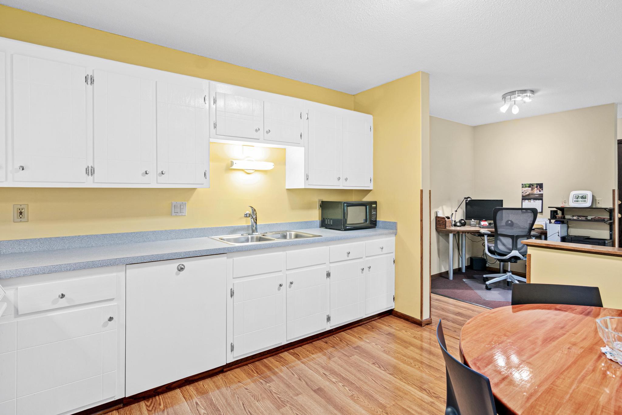Another view of kitchen and dining space!