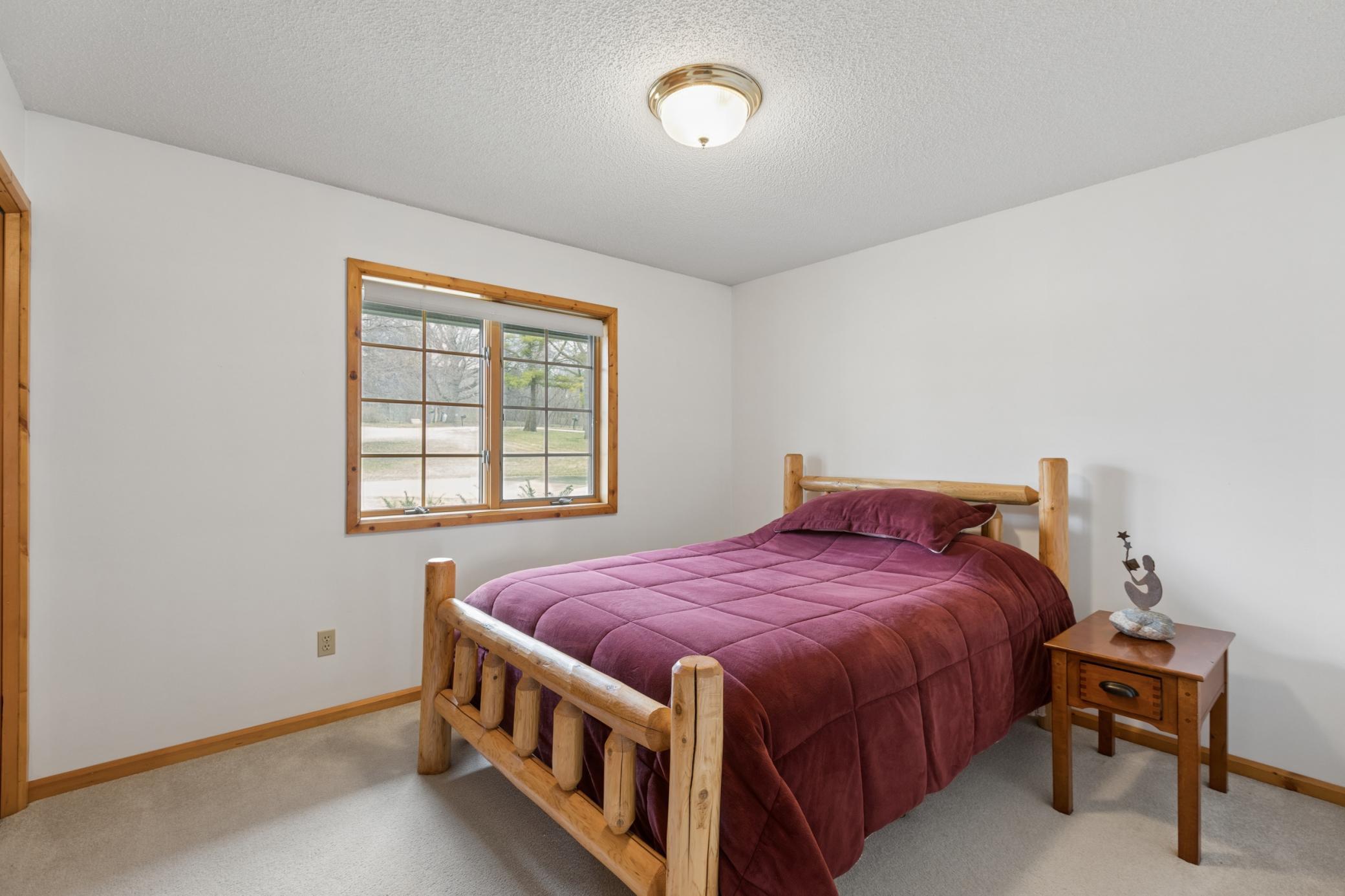 Just off the full bath is a second bedroom with a nice sized closet.