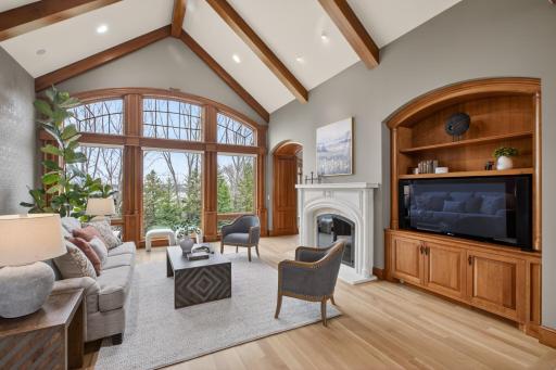 Grand entrance will greet your guests as you over look the expansive backyard