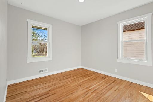 Bedroom #2 has east and south facing windows