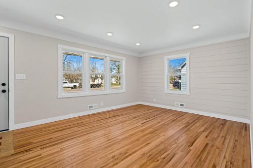These original and beautiful hardwood floors have been professionally sanded and sealed.