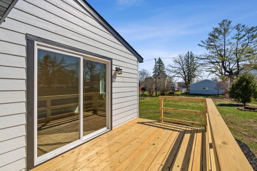 Relax and soak up sun or grill on this sun filled deck!