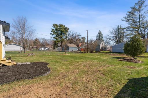 Add your own vegetable garden or expand the existing established perennial flower beds