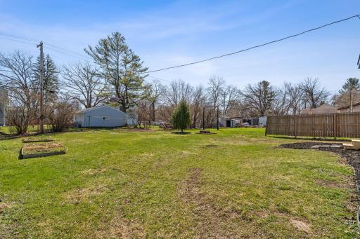 Nice spacious backyard