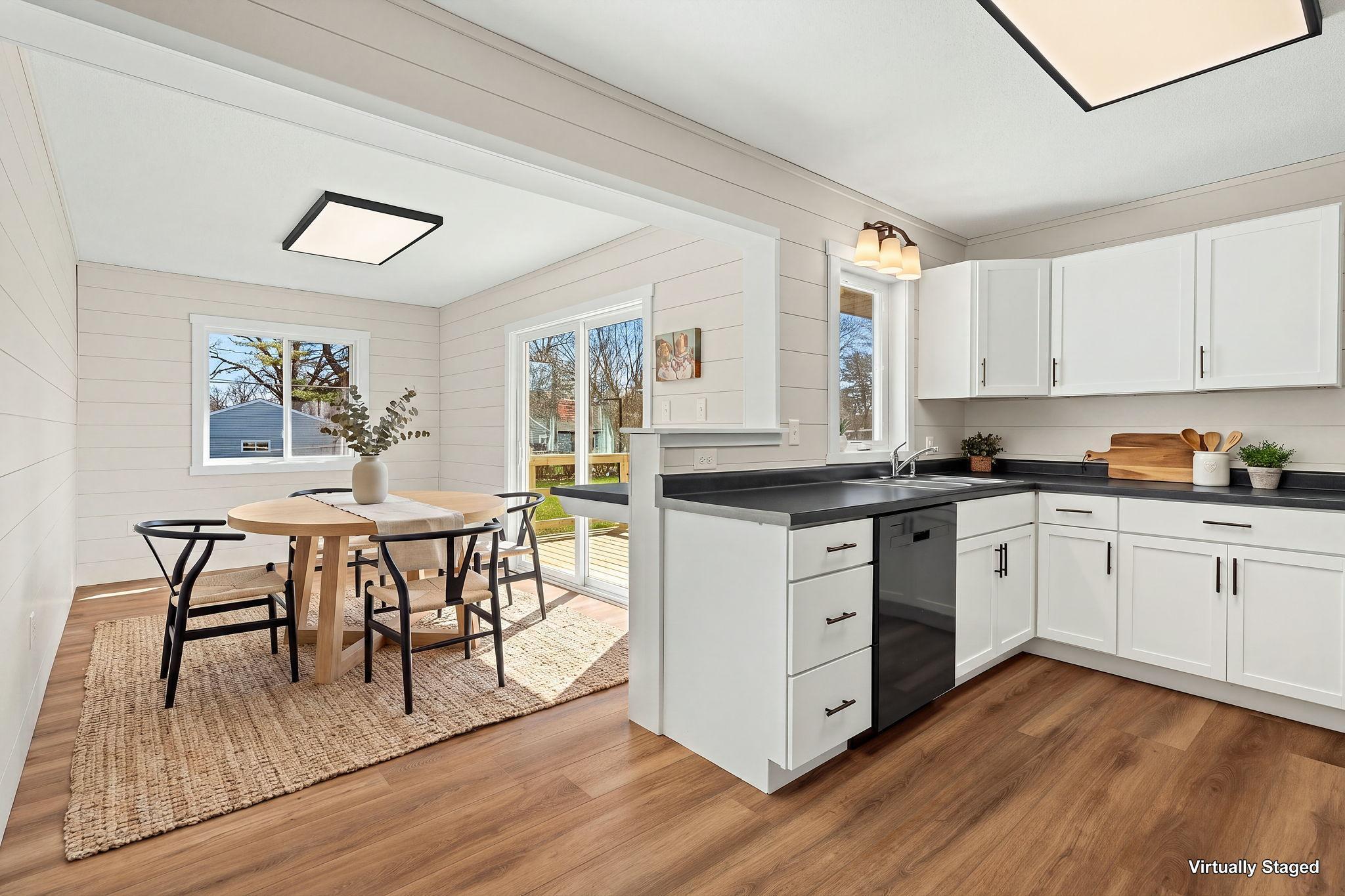 Virtually Staged Dining Room