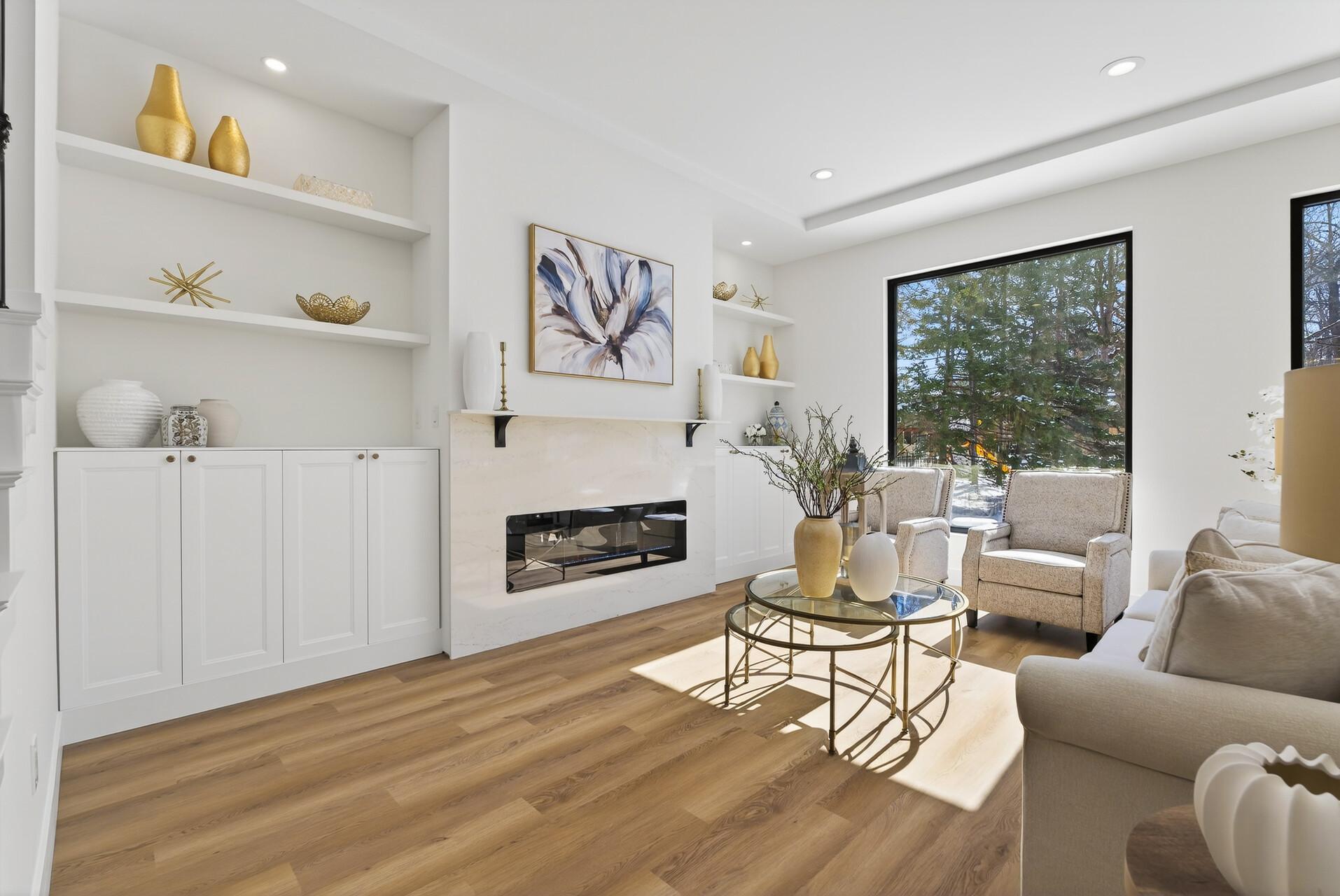Sun filled main floor living room