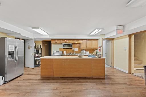 Lower Level Kitchen, Bathrooms, Mechanical Closet