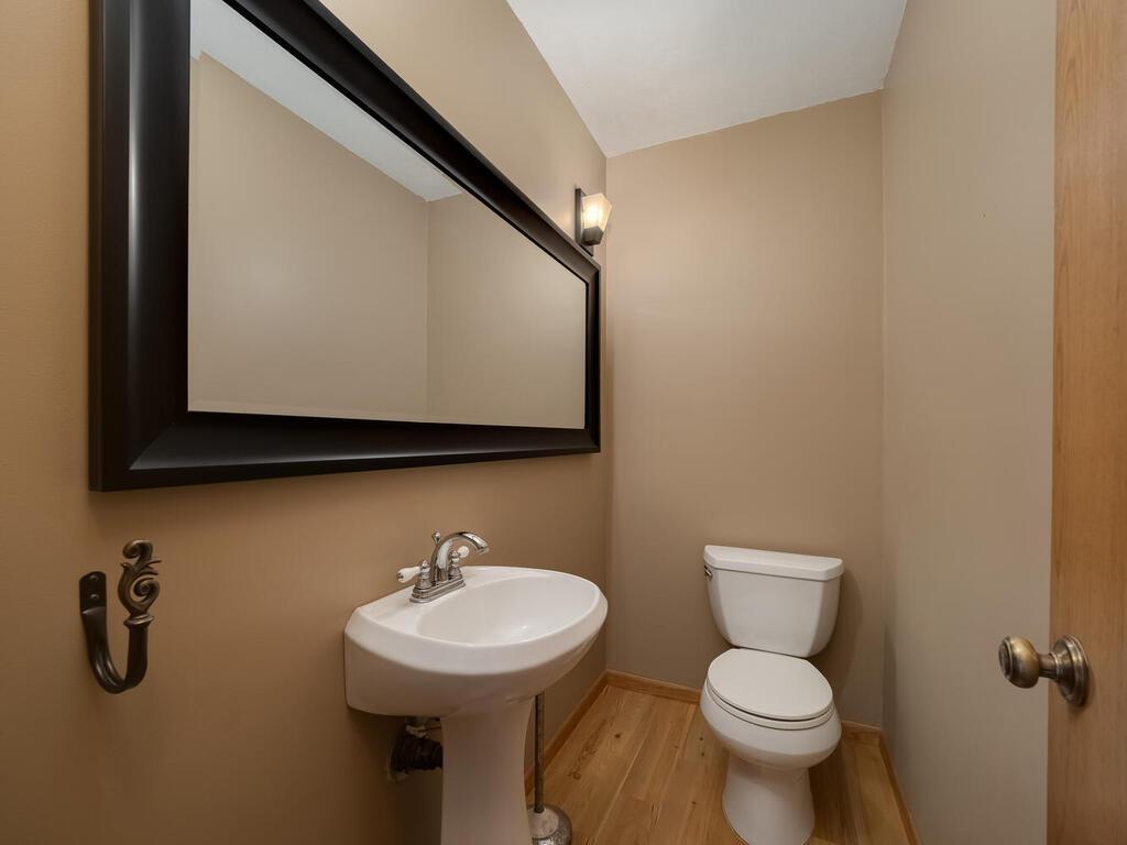 Main level half bath