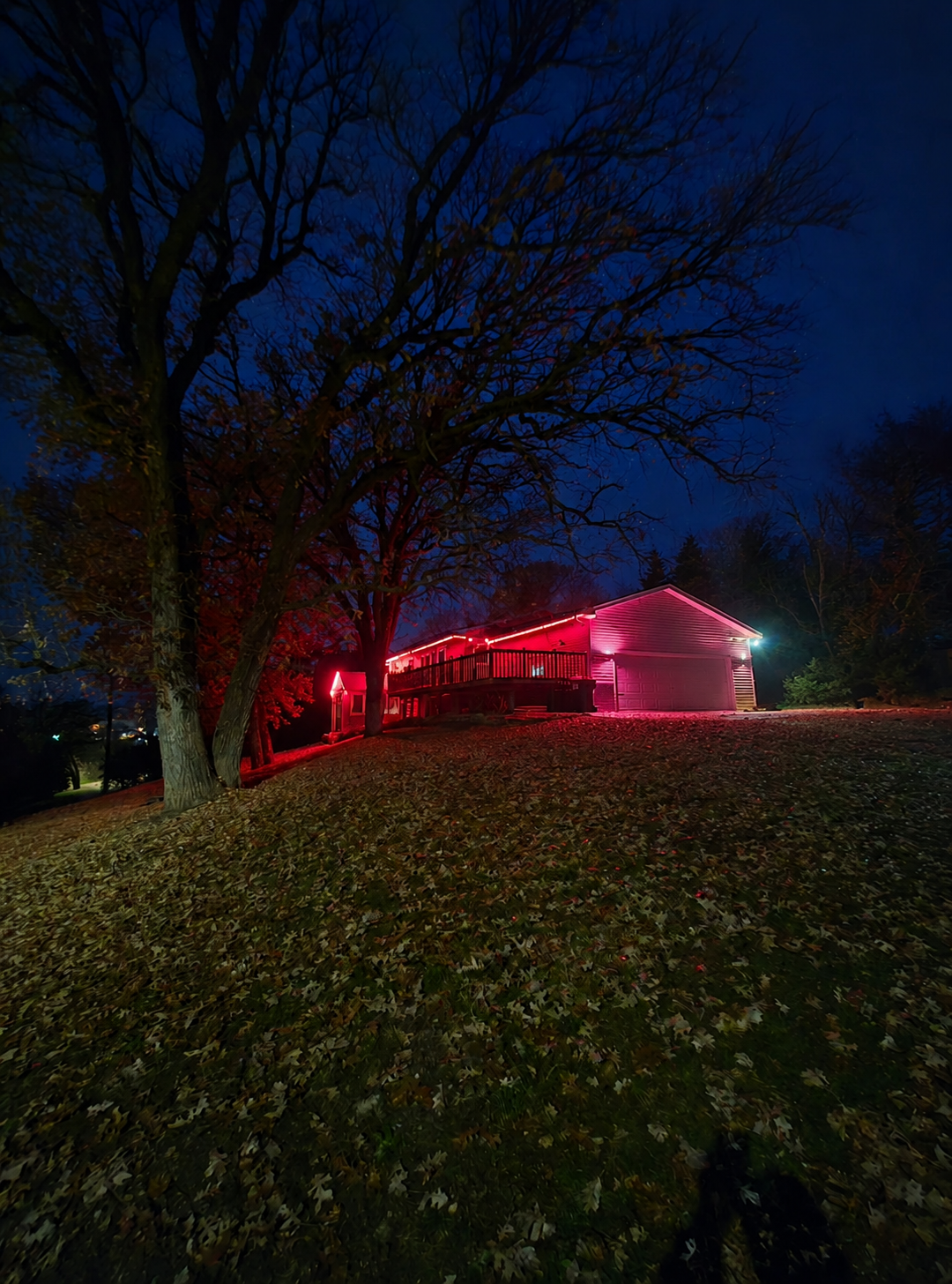 Permanent outdoor lighting adds even more charm and functionality to the outdoor space.