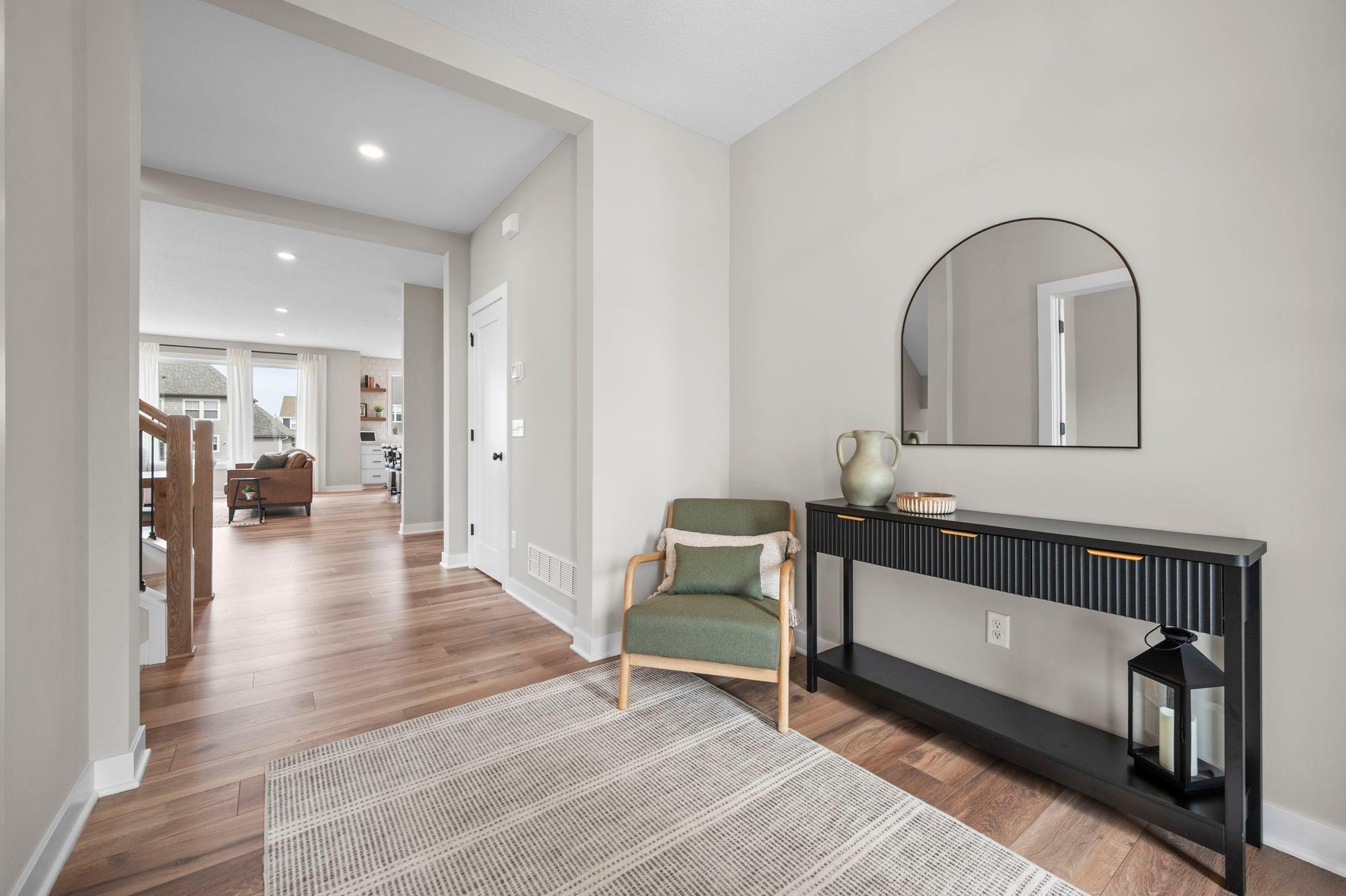 Spacious entry welcomes all guests.