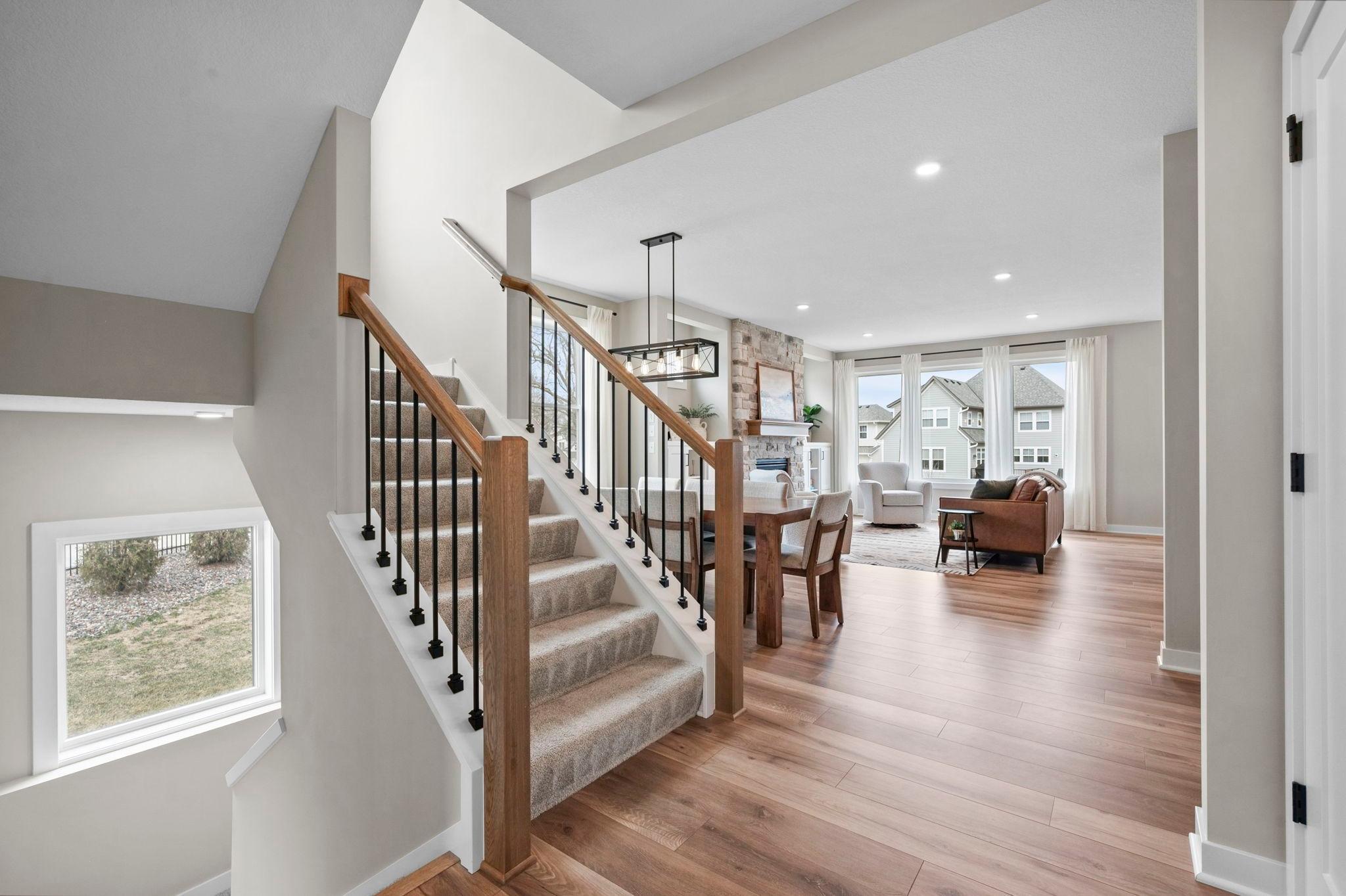 Open concept main level.