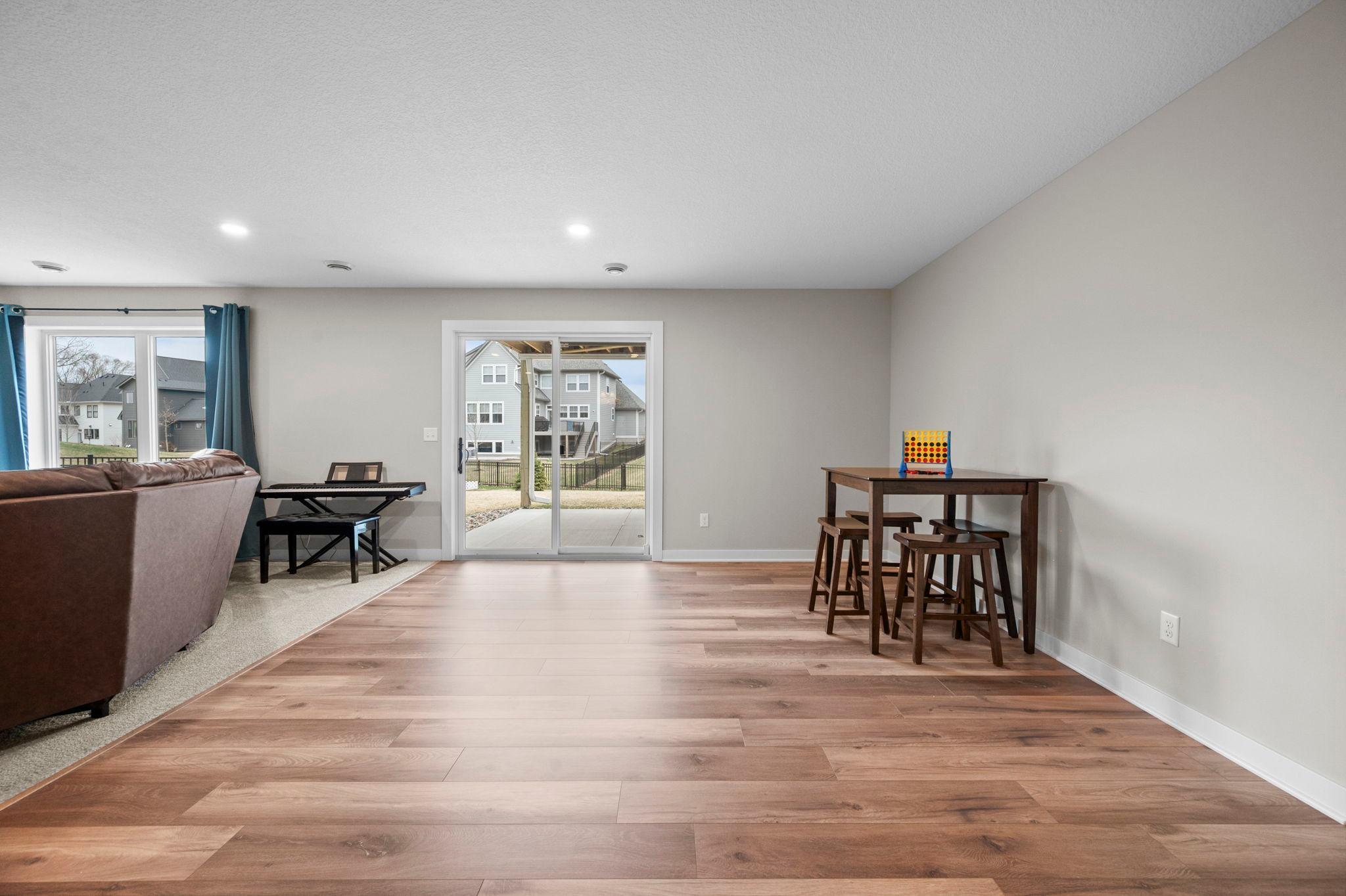 Roughed in for future Wet Bar! Ask for plans.