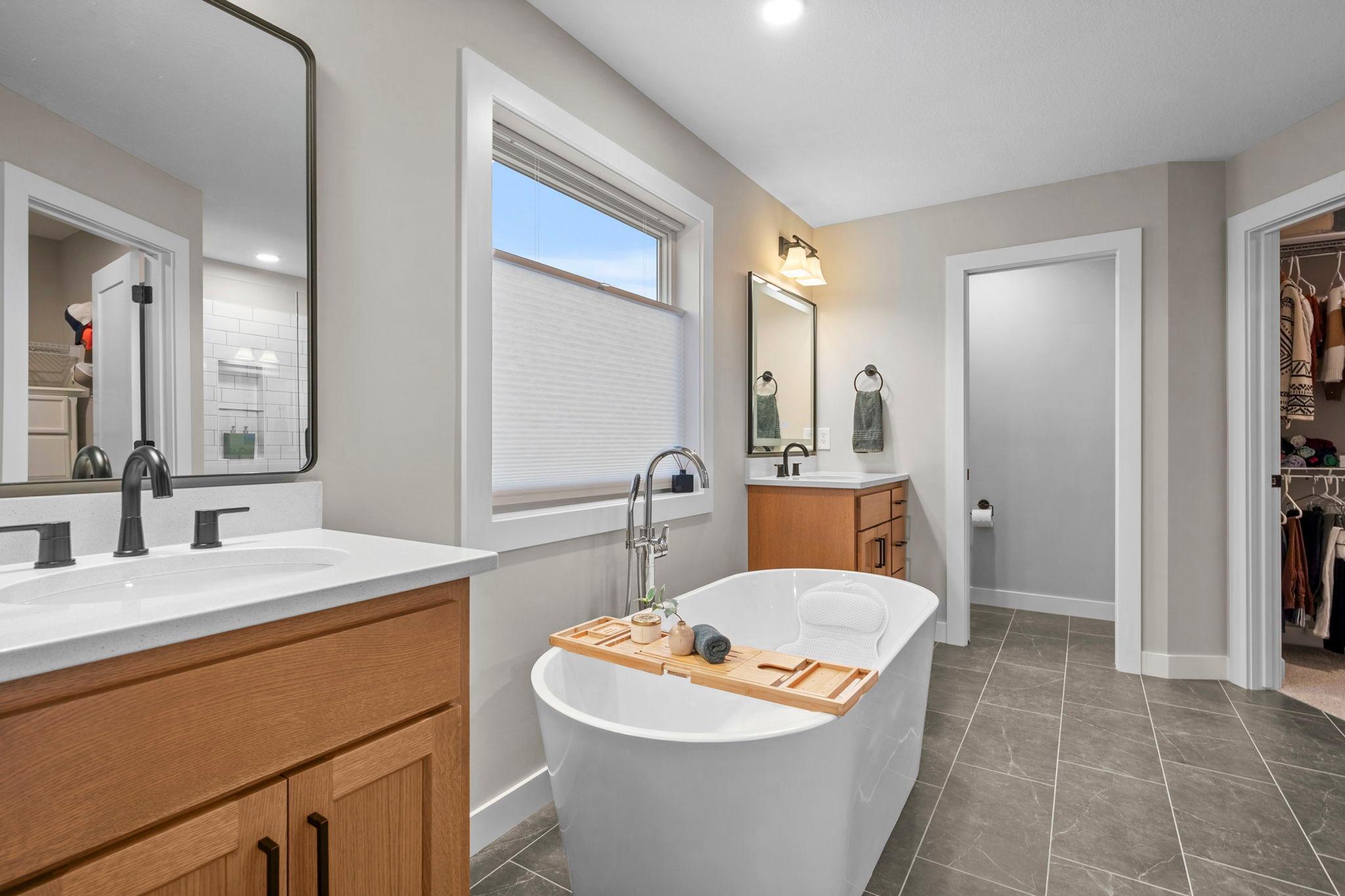 Private, full primary ensuite.