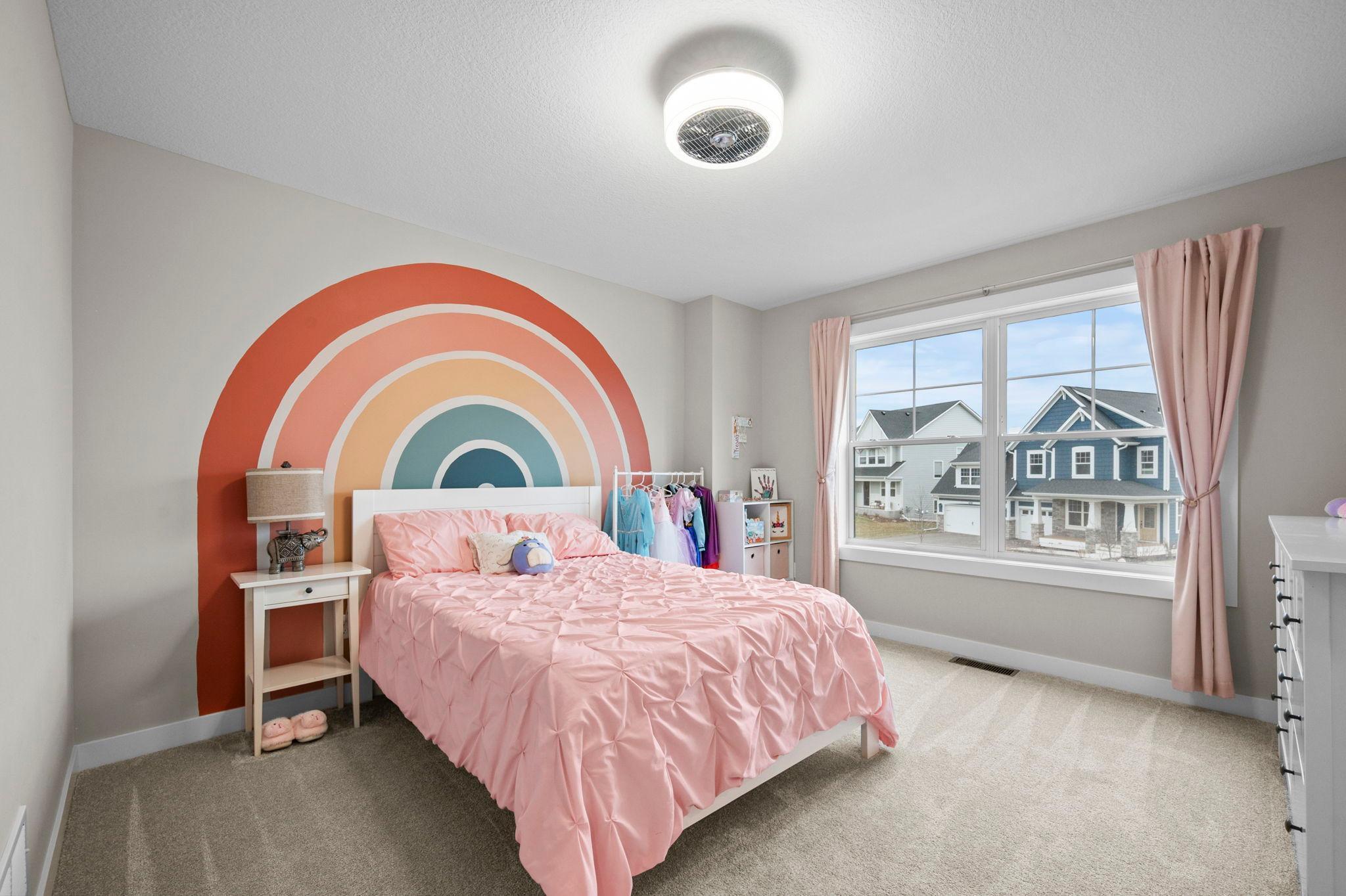 Upper level bedroom three.