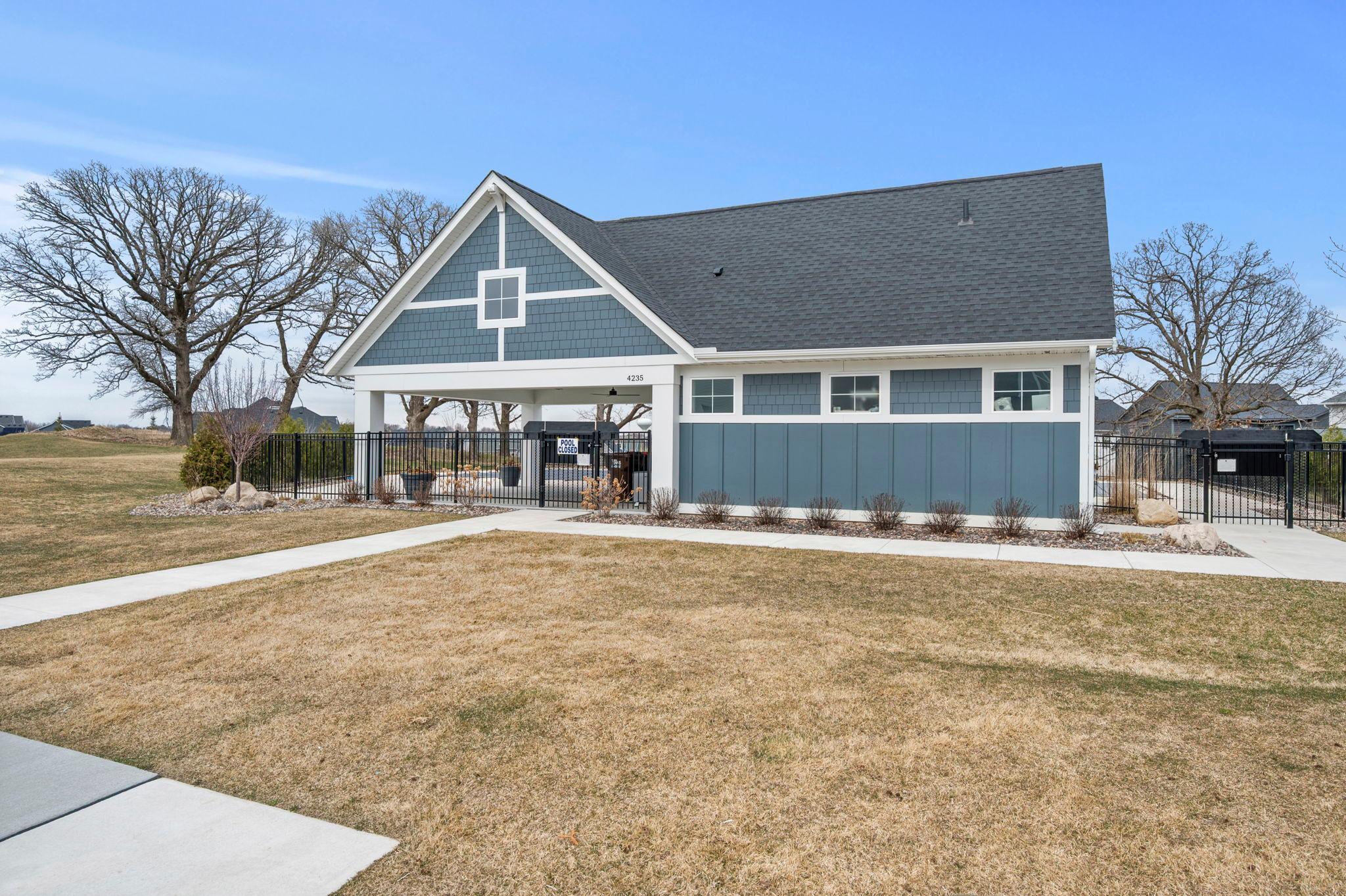 HOA maintained clubhouse with in-ground pool.