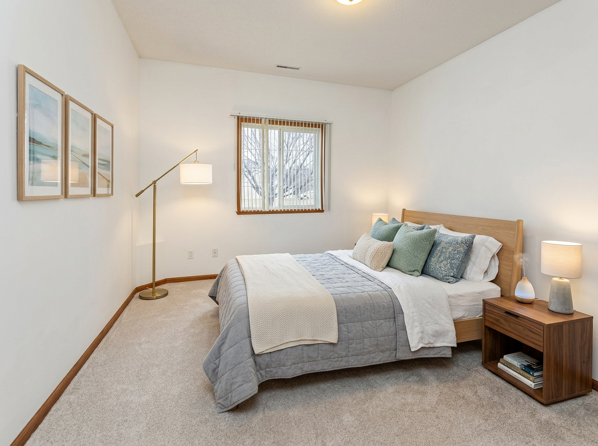 Second Bedroom virtually staged