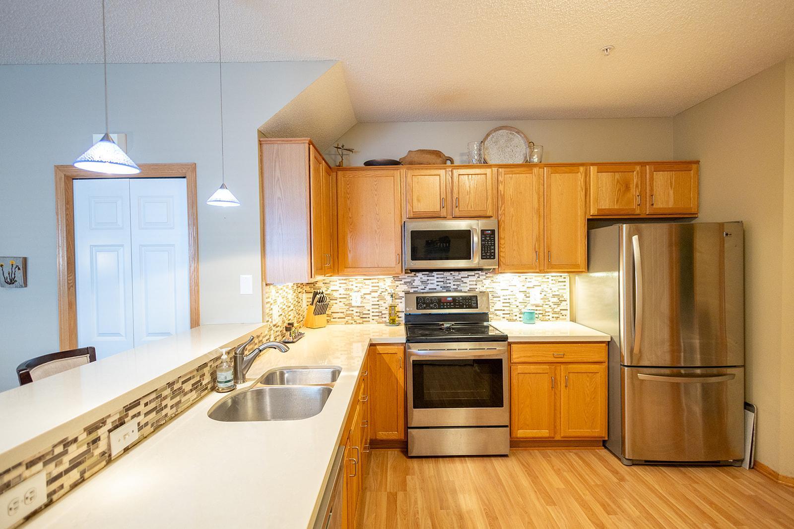 Plenty of cabinet space!