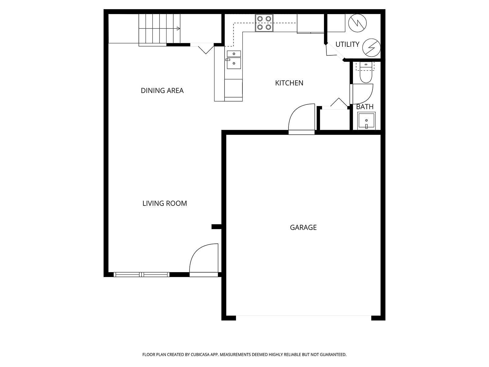 Main level floor plan.