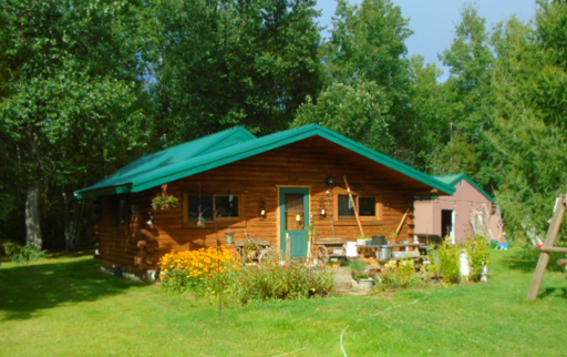 Log Cabin on 77 acres with MASSIVE 4 car garage