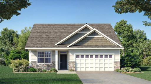 Welcome to the soon to be 6288 Jennifer Ave. Home WILL have a 3 car garage. Everything you need on one level. Rendering shown. Exterior colors and stone will vary.