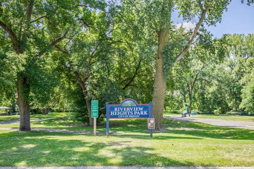 Riverview Heights Park is about half a mile from home!