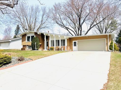 An oversized concrete driveway with a 50-year warranty!