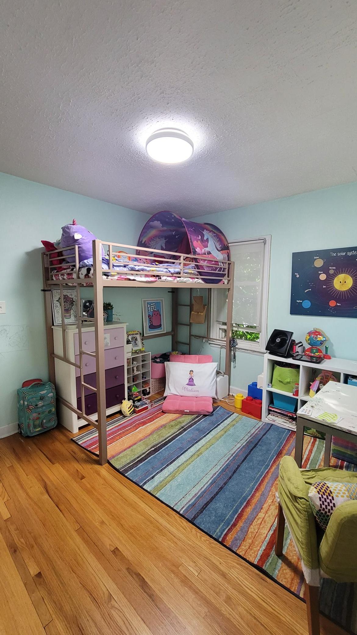 Taken previously, furnishings vary, color has been changed