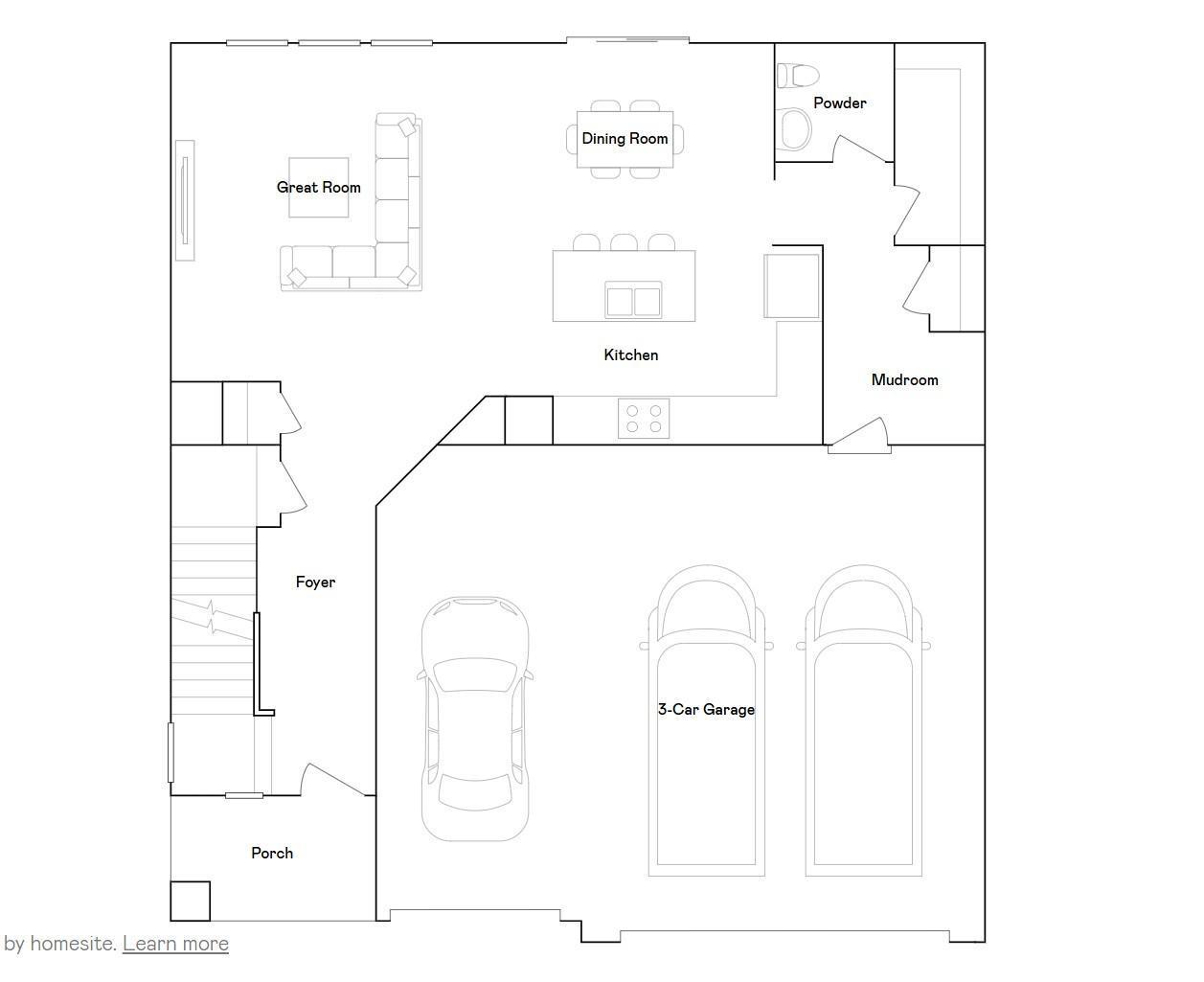 Main level floorplan