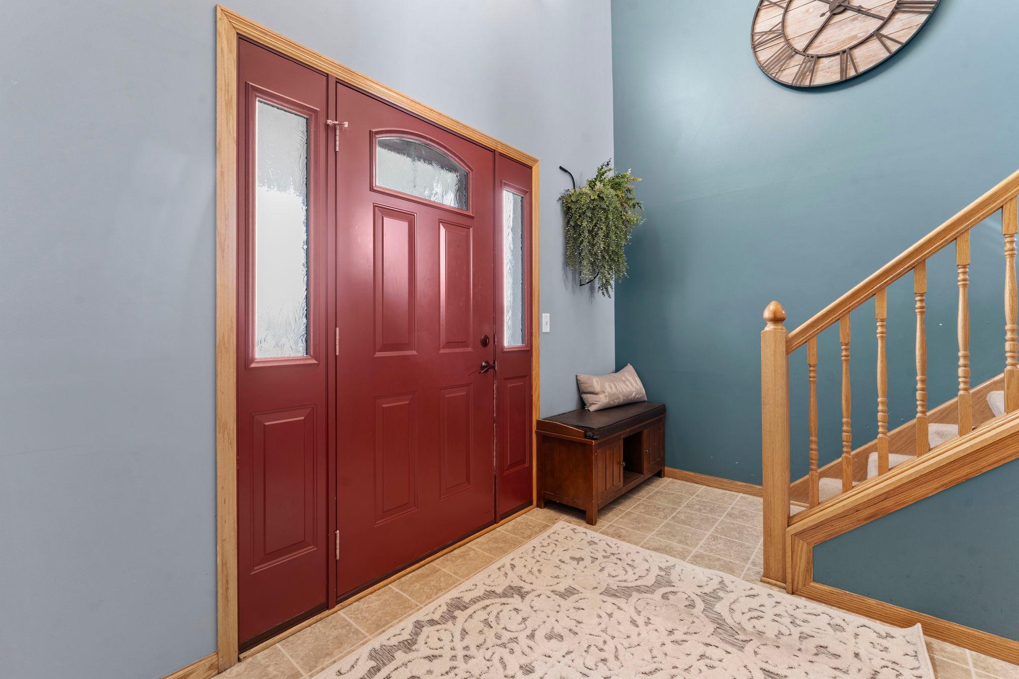 Large welcoming foyer