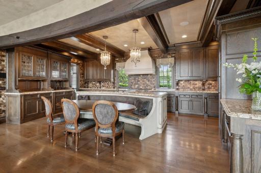 Indulge your culinary passions in this high-end chef's kitchen, a true masterpiece designed for both functionality and style.