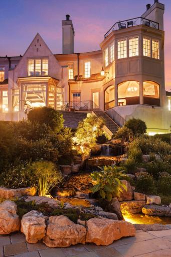 Beautiful pavers lead the way across the landscape.
