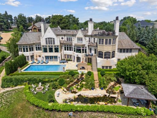 4.7 acres this estate backs up to over 150+ acres of US fish and Wildlife preserve. There are miles of trials too!