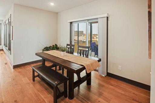 Dining Area - Walk Out to Screened in Porch