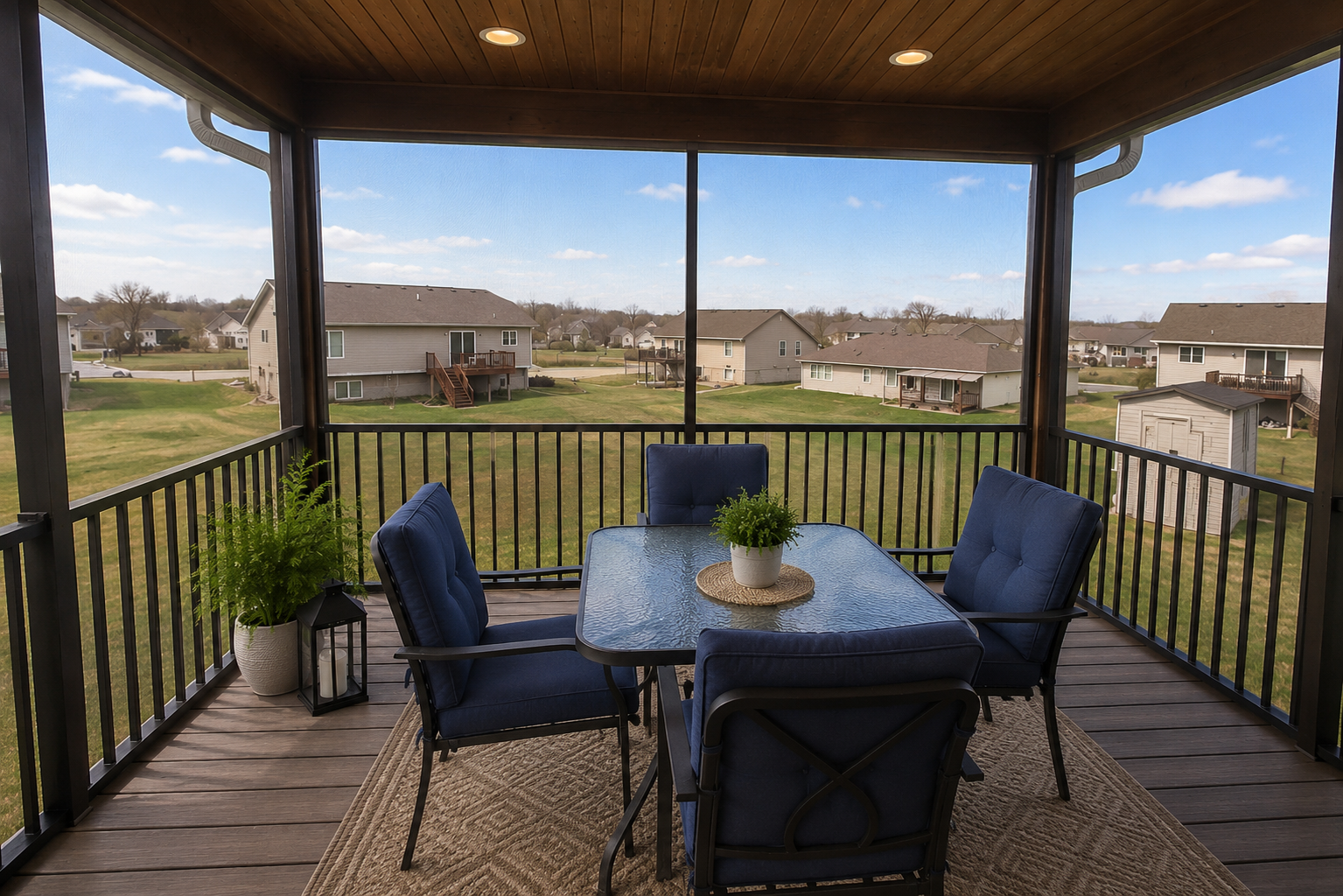 Fully Screened in Porch