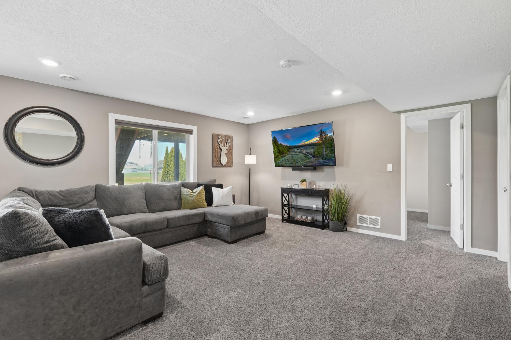 Lower level family room