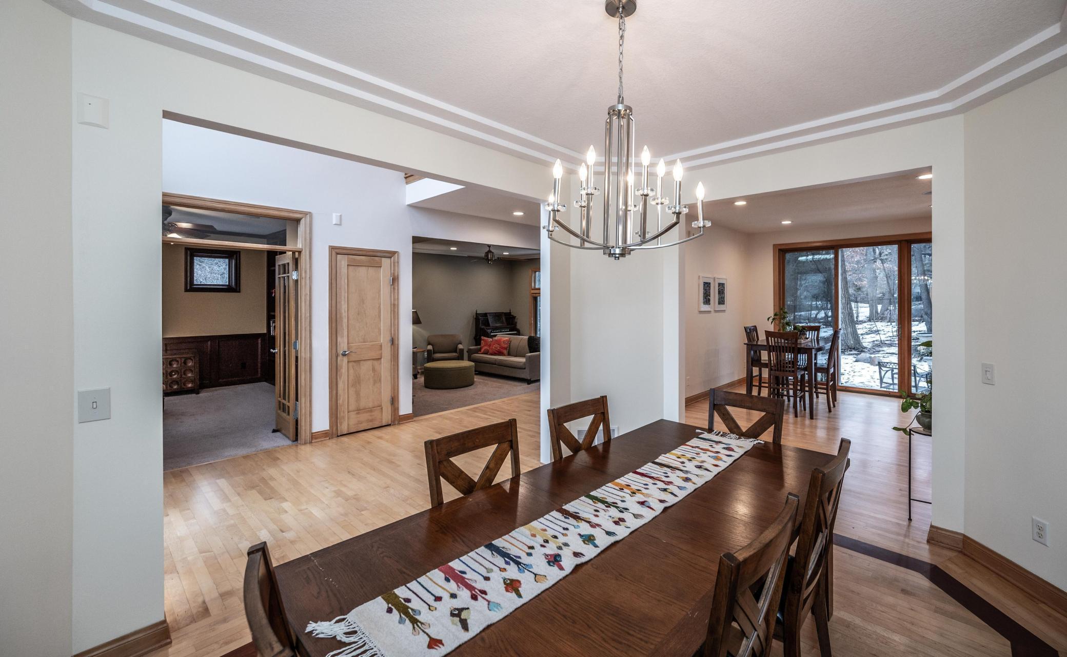 Gracious formal dining room.