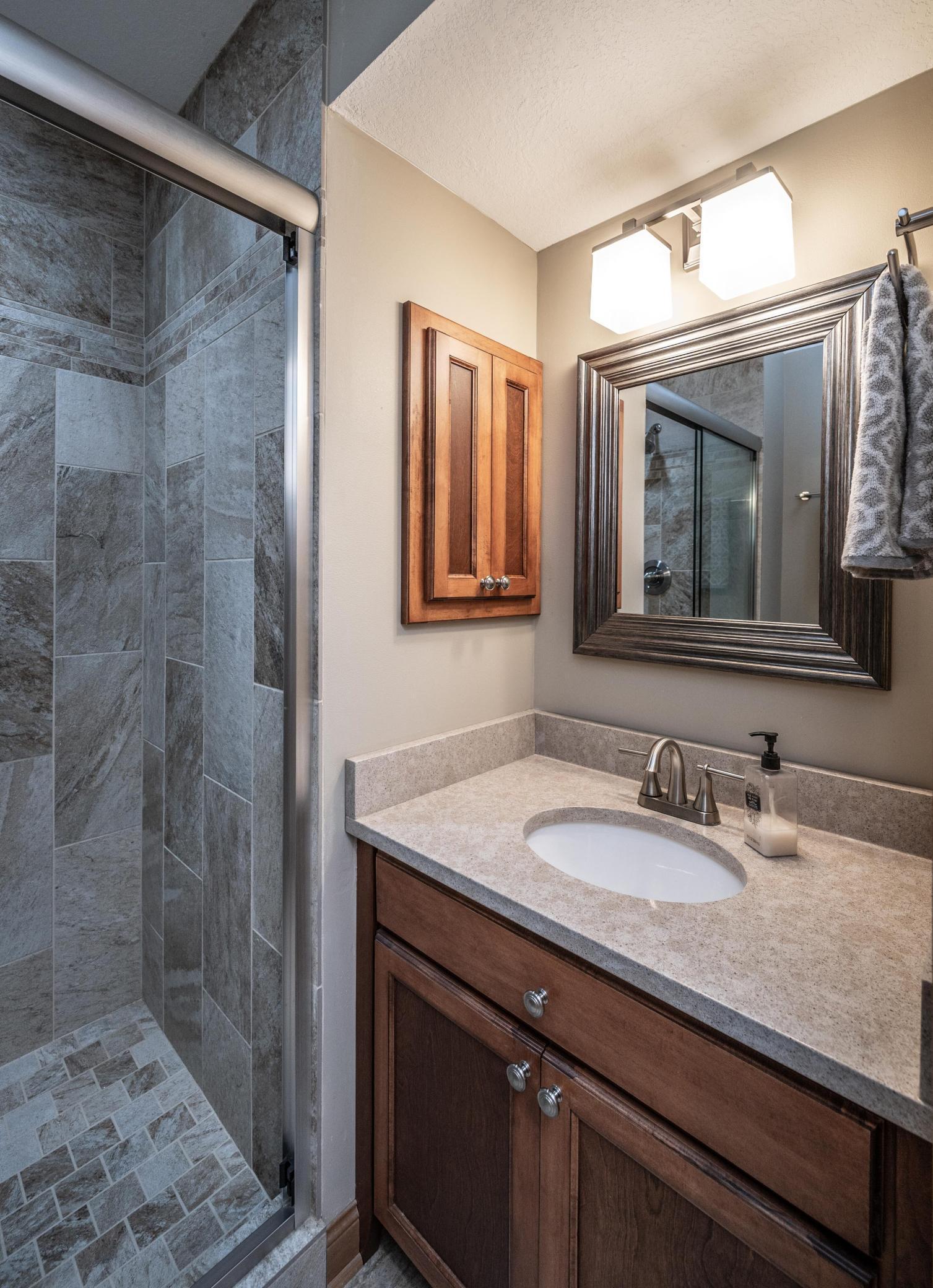 There is an additional 3/4 bath located on the upper level making it easy for family to get ready for the day.