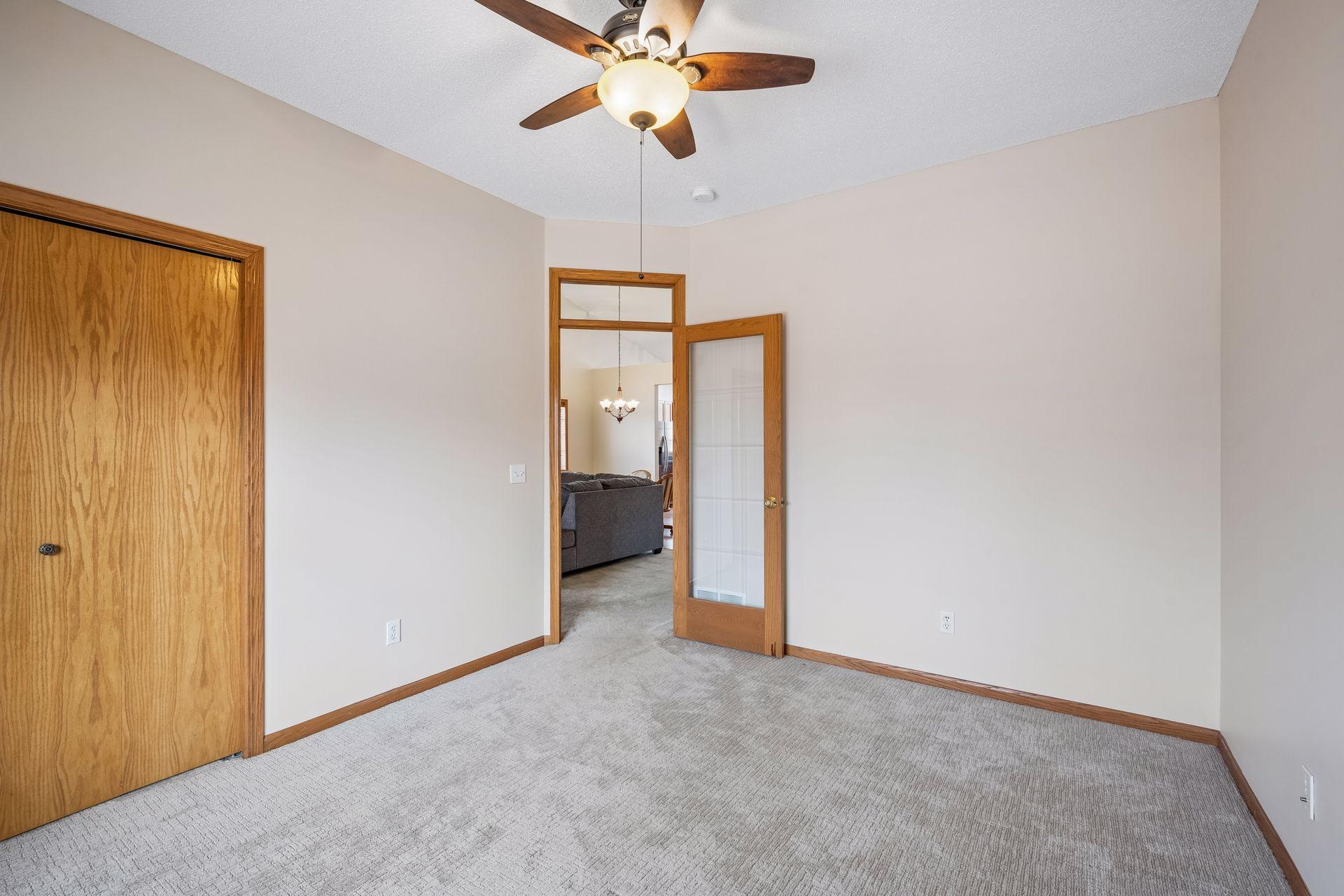 View from the second bedroom to the Living Room.