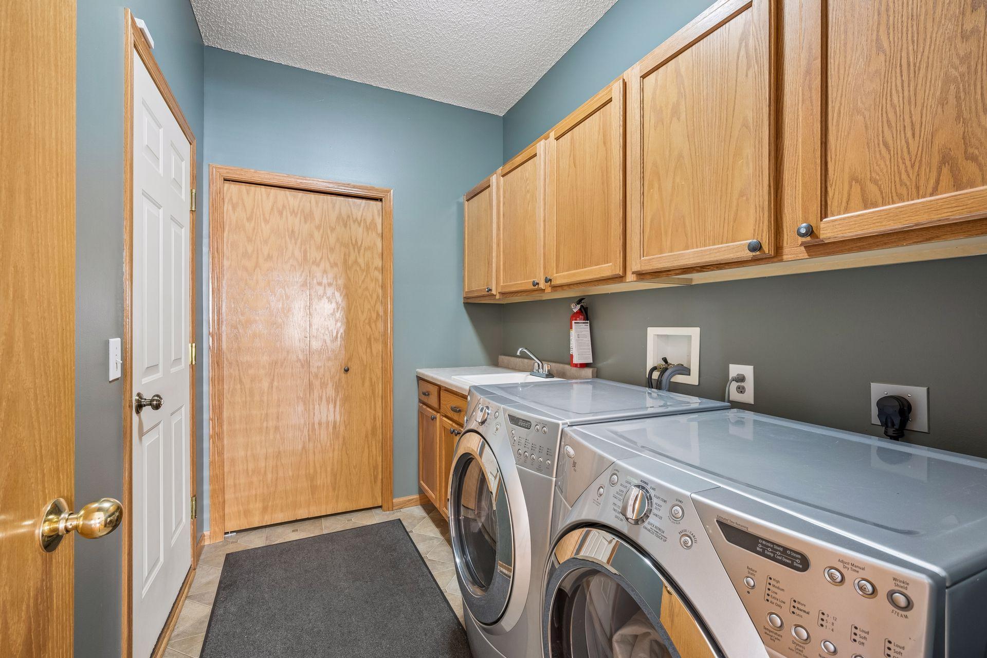 Laundry Room on the main level.