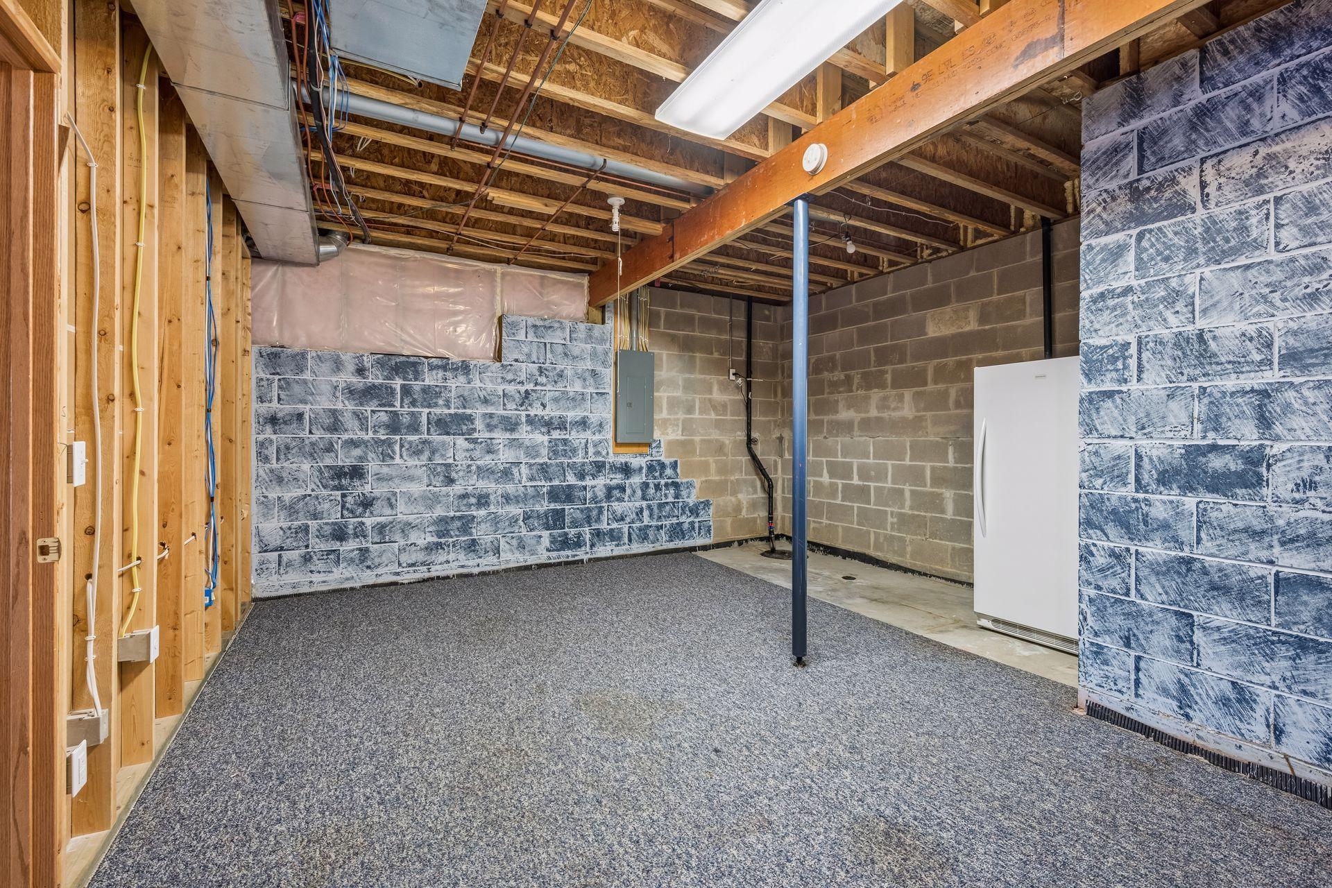 Massive storage space in lower level