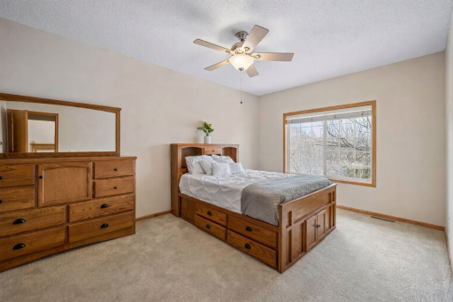 Spacious Owners Suite with great nature views!