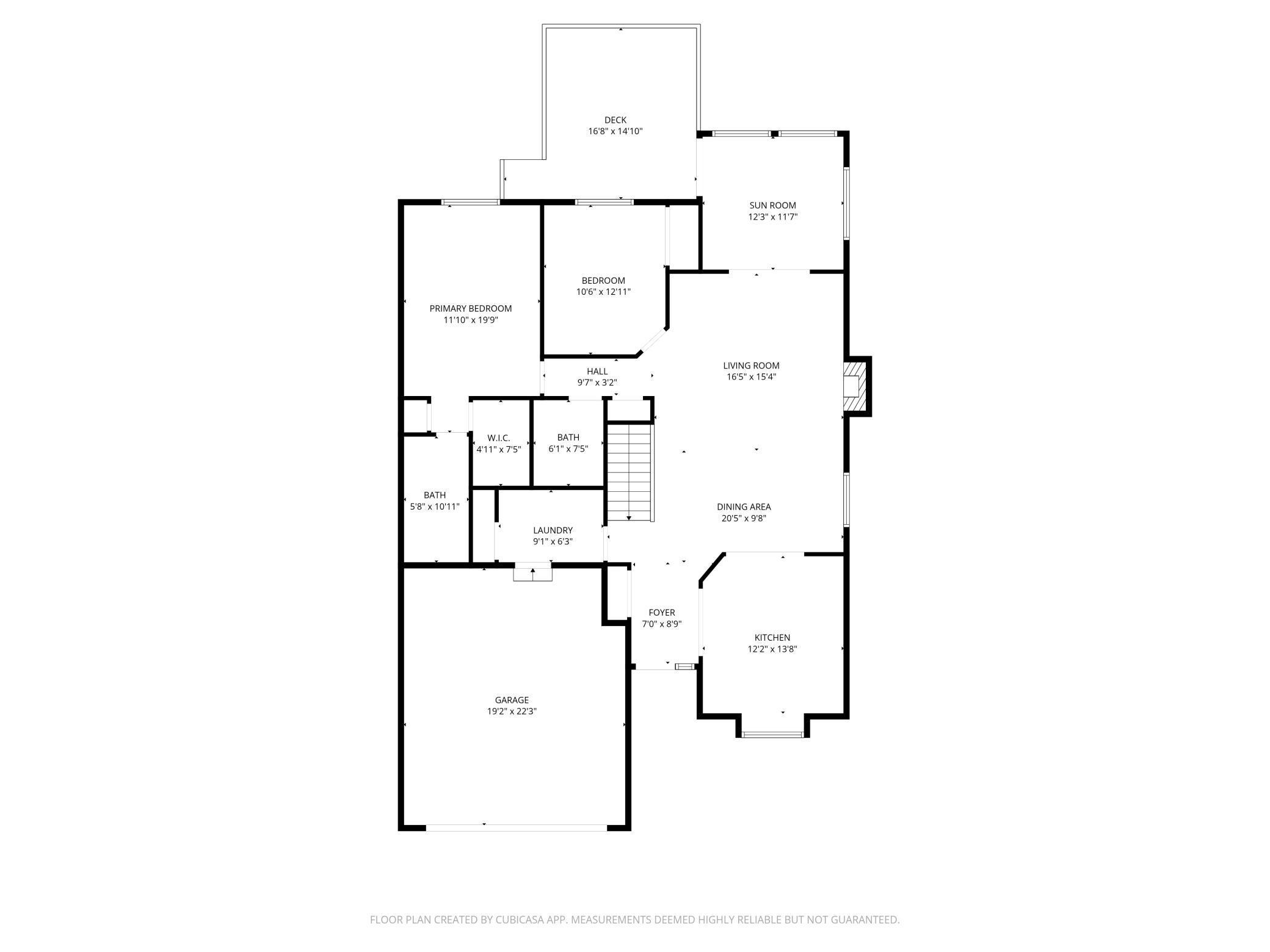 Main Level Floor Plan