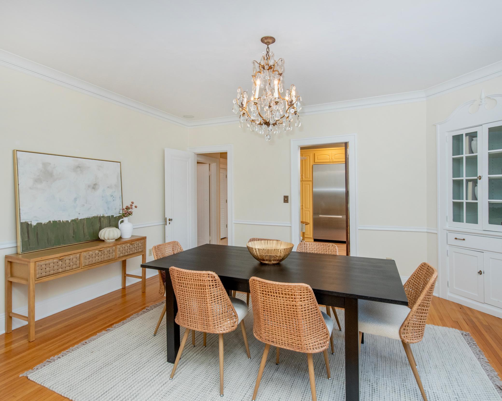 Large dining room for fun gatherings