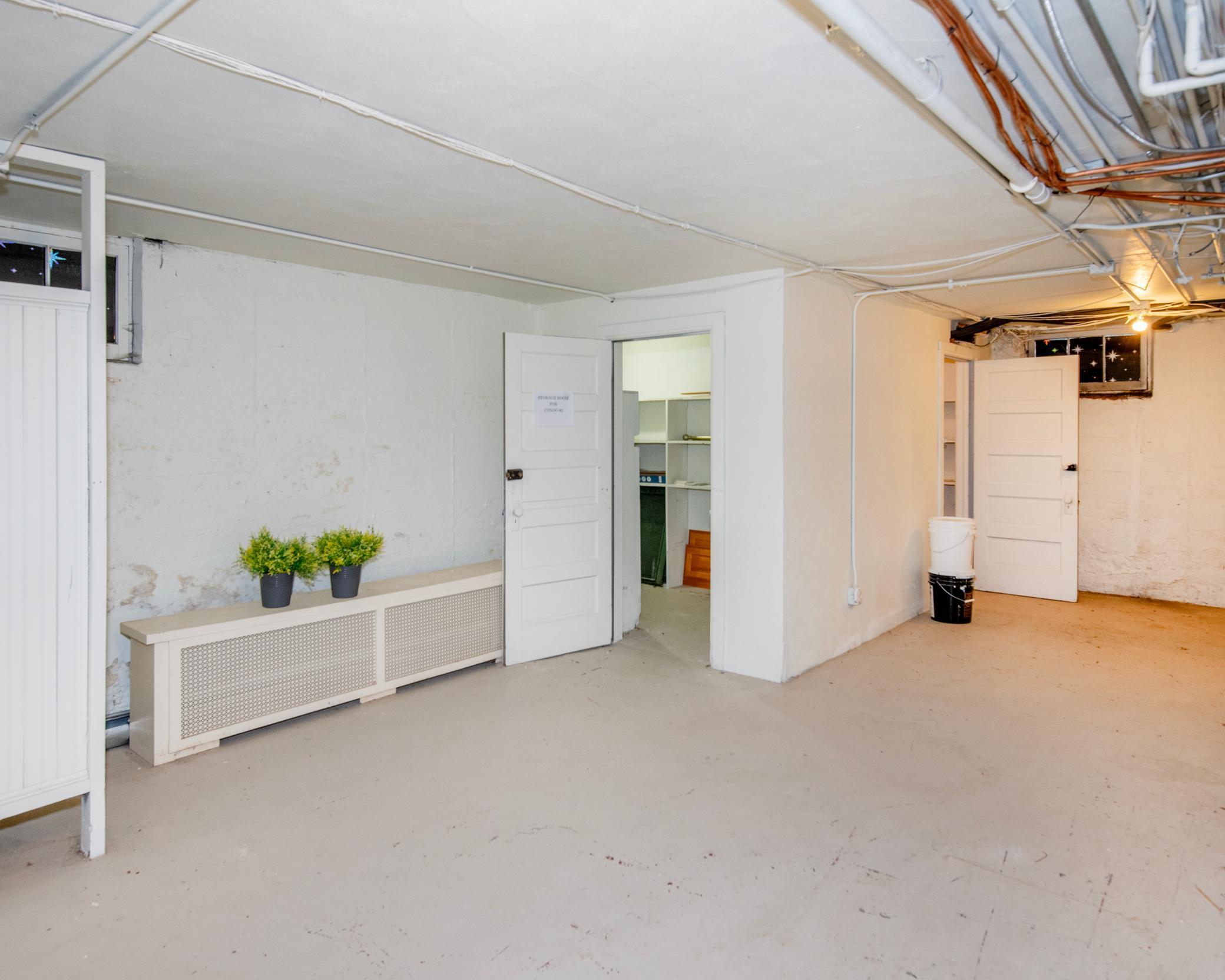 Plenty of dedicated lower level storage