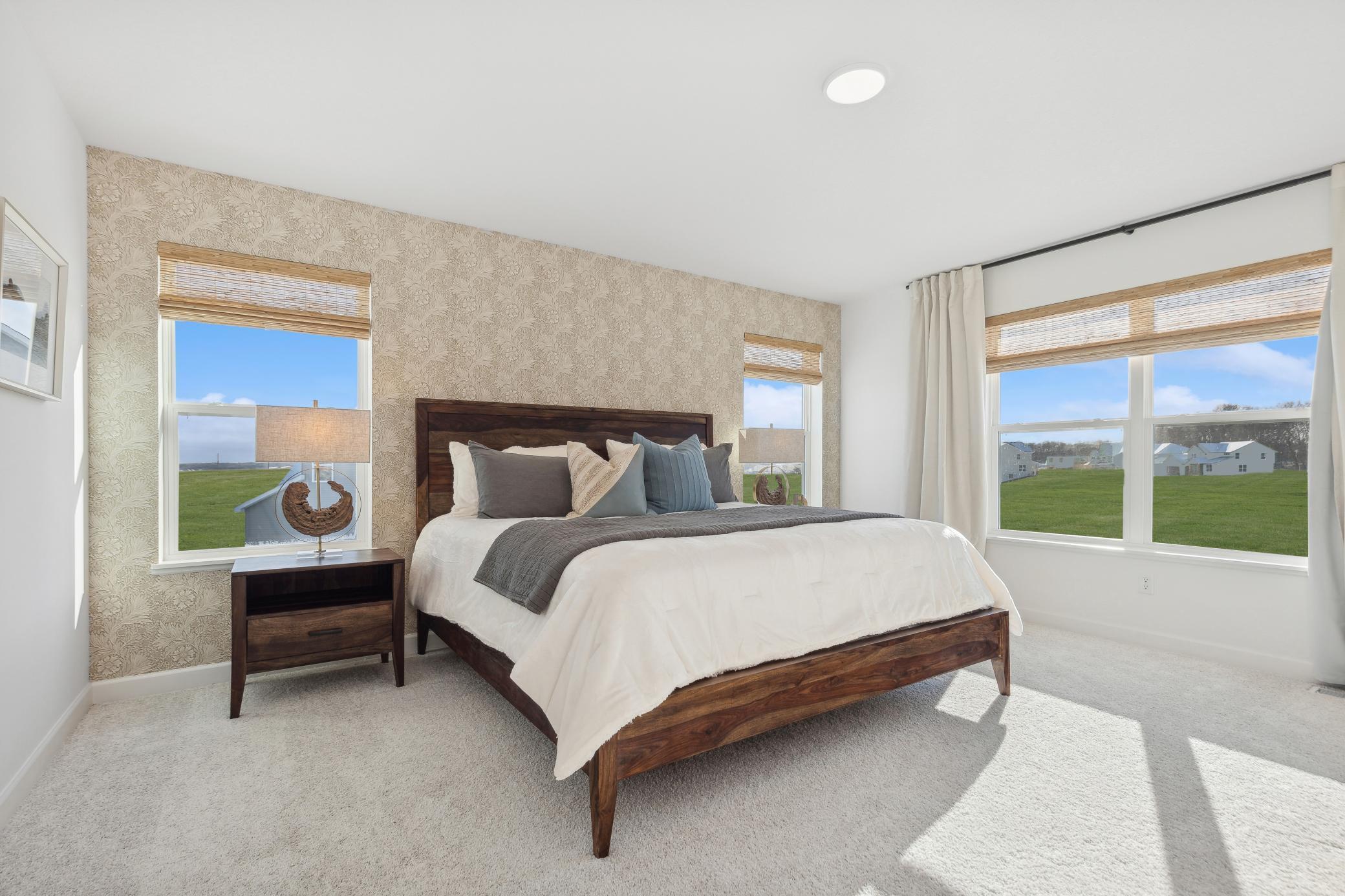 (Photo of a decorated model, actual homes finishes will vary) Find your retreat in this stunning primary suite. Enjoy the exclusivity of a private bath and a huge walk-in closet.