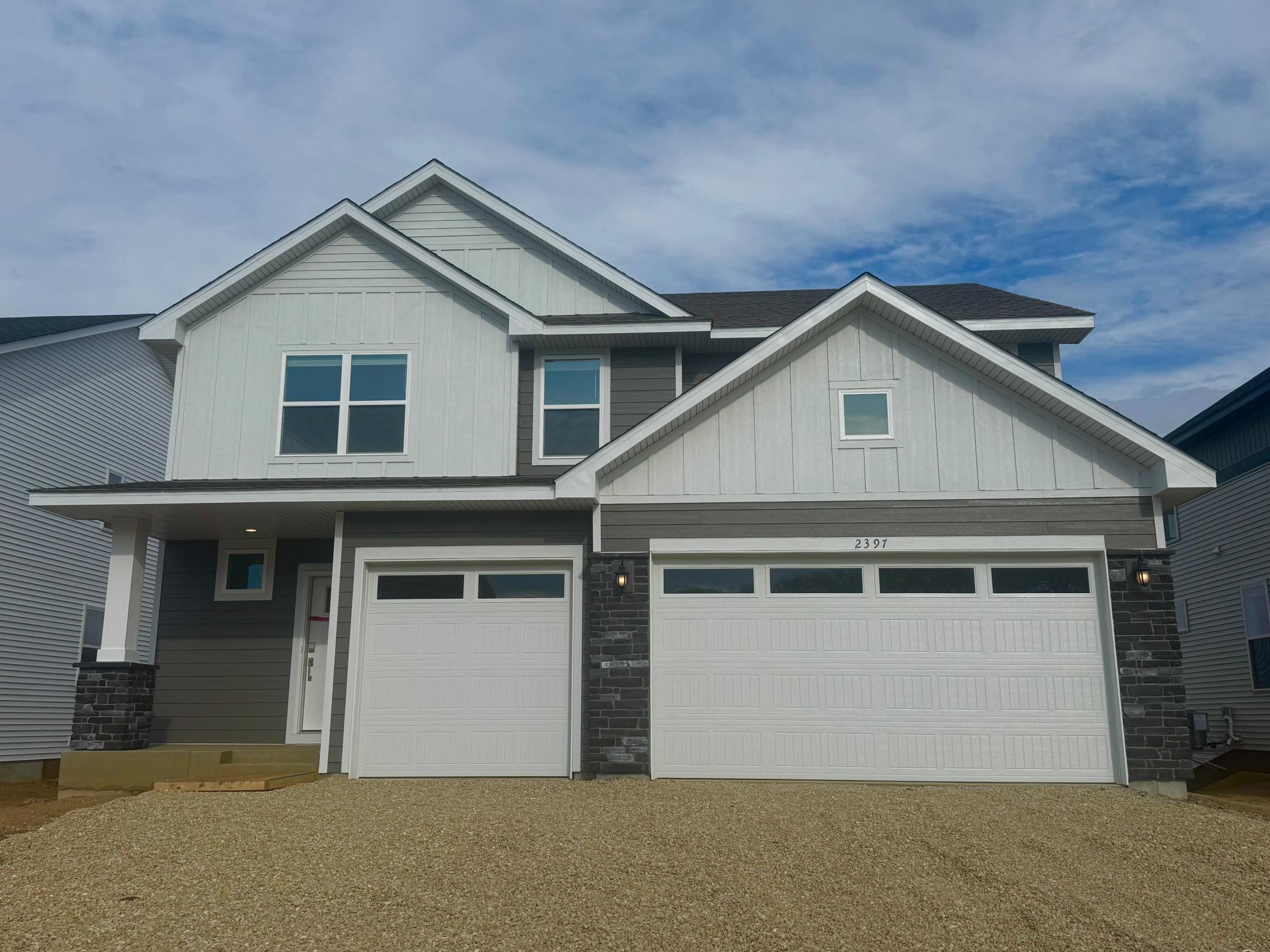 Progress photo of the actual home. Welcome to 2397 Rock Elm Road!